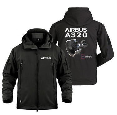 AIRBUS A320 CFM56 DESIGNED MILITARY FLEECE THE AV8R